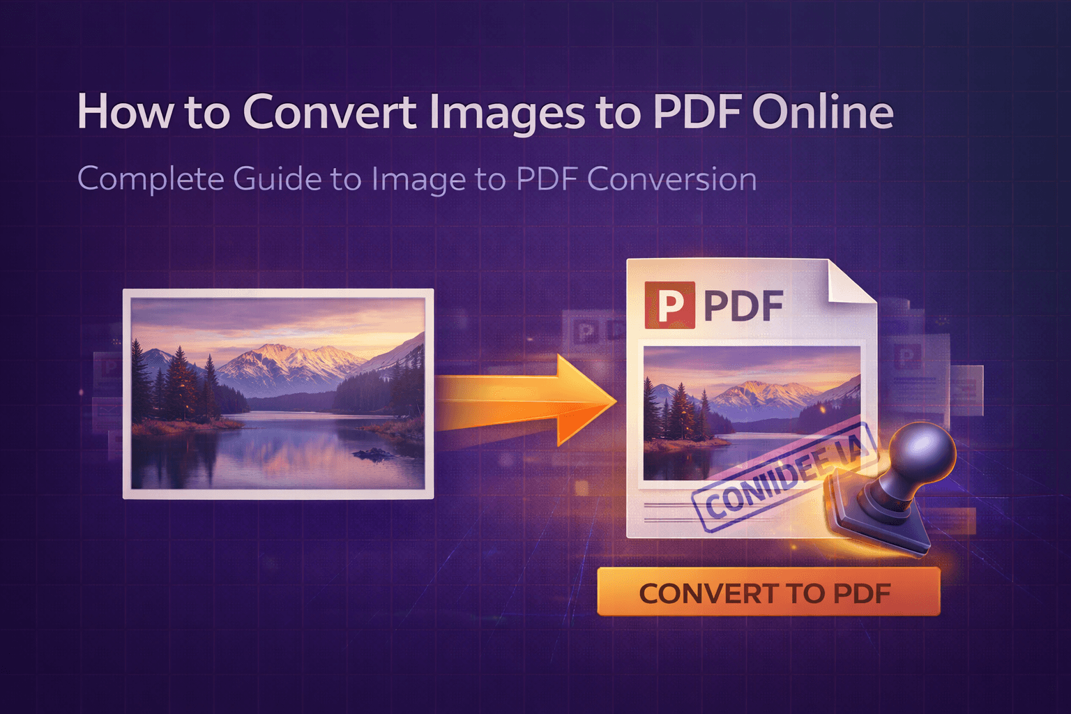 Bilder online in PDF umwandeln – Anleitung für den kostenlosen Bild-zu-PDF-Konverter
