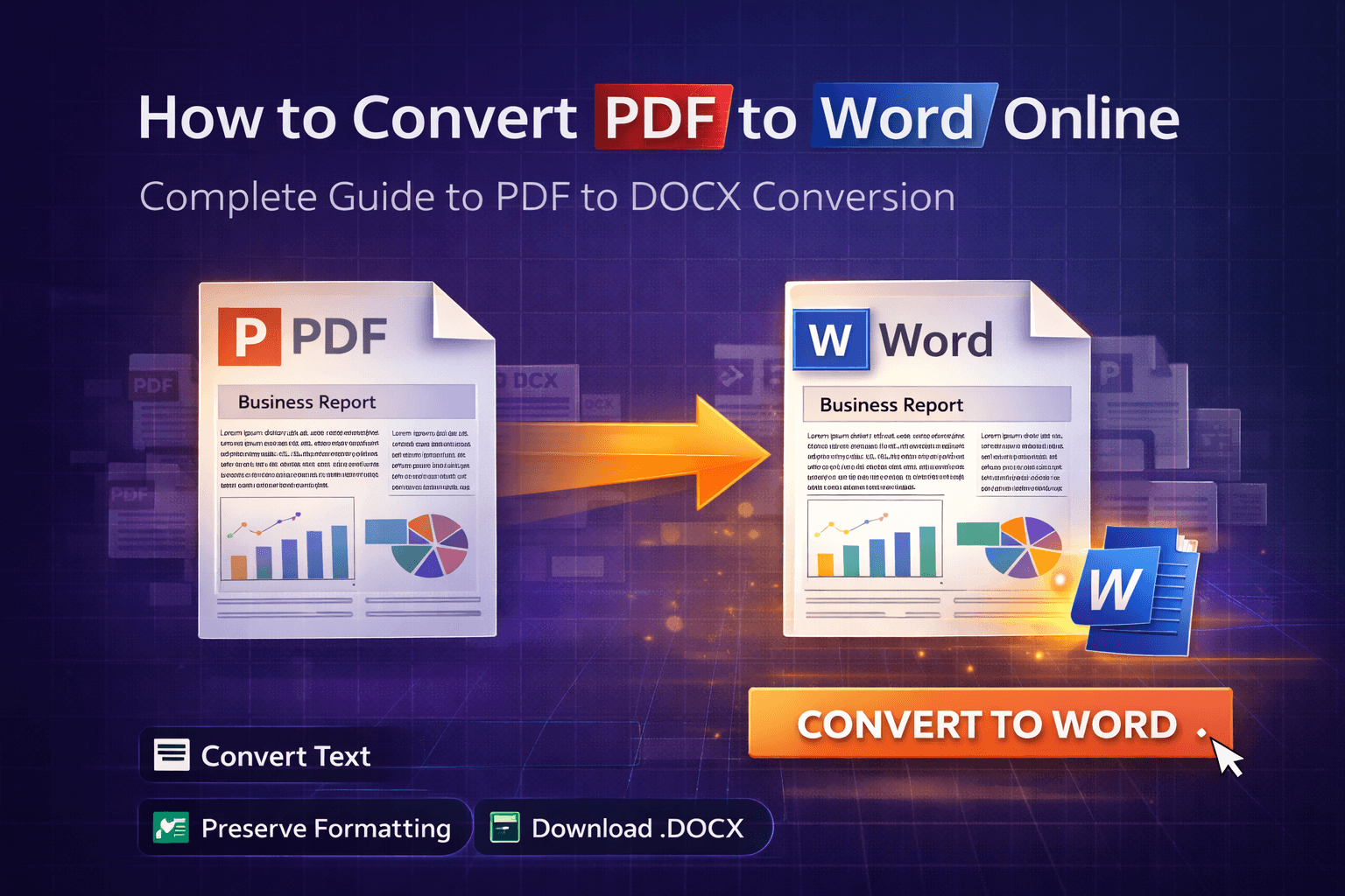 PDF online in Word umwandeln – Anleitung zum kostenlosen PDF-zu-DOCX-Konverter