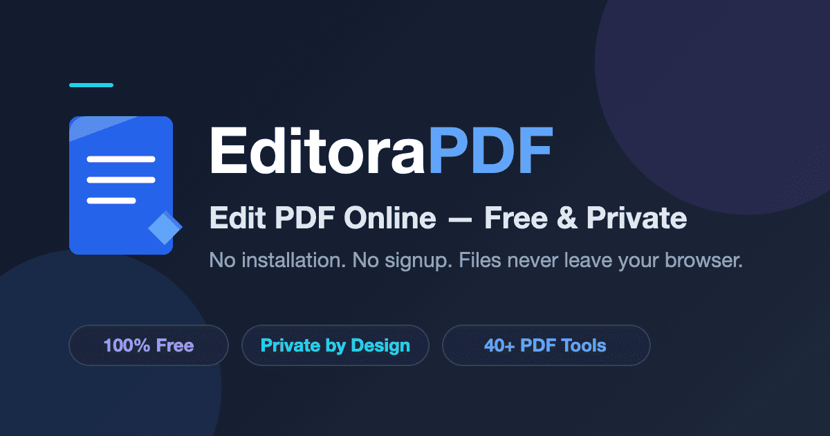 Документ PDF, відкритий у браузерному редакторі, у якому змінюється текст