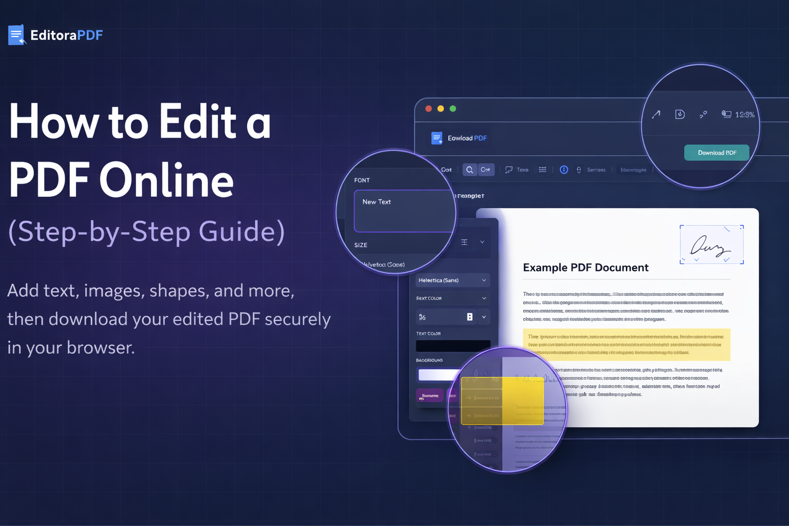 Step-by-step guide on how to edit a PDF file online